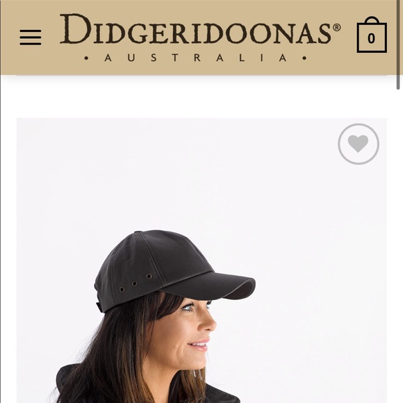 NWT- Genuine Leather Australian Didgeridoonas Cap - Picture 2 of 5